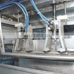 Stainless Steel Automatic Electrical Complete 3in1 5 Gallon 6 Head Plastic Bottled Pure Drinking Mineral Water Filling Machine thumbnail-3