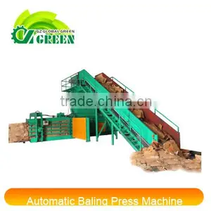 Global Green Automatic Hydraulic Cardboard Baling Press Machine thumbnail-1