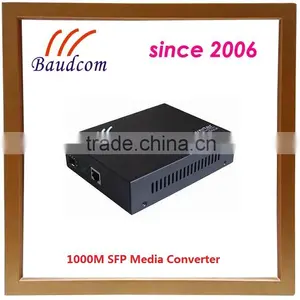 Single Mode Gigabit SFP Fiber Converter thumbnail-1