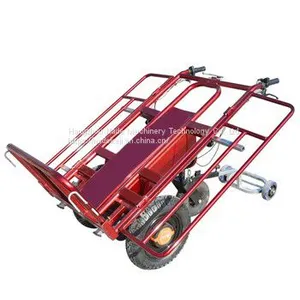 Heavy Duty Material Handling Trolley Cart Electric Battery Operated Hand Trolley 500KG thumbnail-1