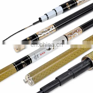 Carbon Ultra-light Carbon Fiber Telescopic Fishing Long Rod Portable Travel River Rod Taiwan Rod thumbnail-1