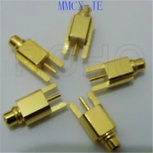 Gold Plated MMCX RF Coaxial Connector for PCB Mount thumbnail-3