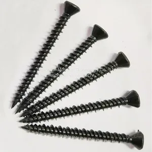 Black Drywall Screw Galvanize Coarse Fine High-low Thread Hardware Screws Factory Supply thumbnail-1