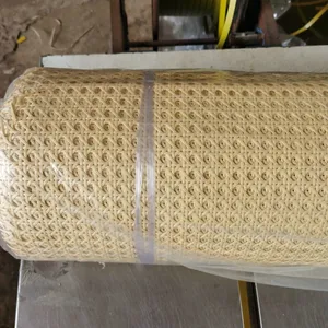 Open Mesh Plastic Webbing, Black & Yellow & Dark Brown Colour thumbnail-2