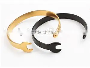 Men's Fashion Jewelry Stainless Steel Mechanic Spanner Wrench Bracelet Bangle for Couples thumbnail-1