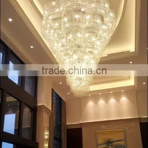 Contemporary Unique Clear Crystal Chandelier Ceiling Lighting thumbnail-1