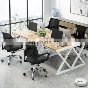 High Quality Home Simple Home Office Furniture Wooden Modern Manager Computer Table Desks Executive Office Desk thumbnail-5