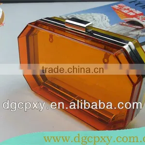 Acrylic Clutch Box Bag Octagon Shape thumbnail-5