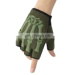 Synthetic Leather Hard Knuckle Protective Outdoor Equipment Tactical Hunting Shooting Gloves thumbnail-5