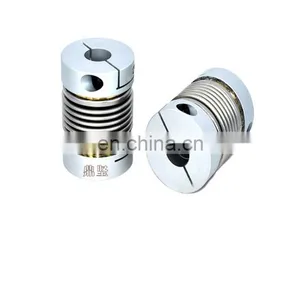 Aluminium Motor Shaft Coupling Bellows Flexible Mechanical Coupling thumbnail-5