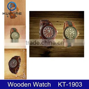 Hot Selling Vogue Import Wood Men Watch Wood Fashion Quartz Watch thumbnail-3