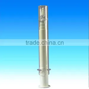 Hot Sale 10ml PC Airless Pump Bottles, Syringe Cream Bottle thumbnail-1