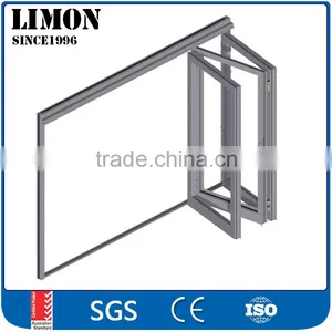 Outwards Opening Aluminum Bi Folding Windows and Doors With Double Glass thumbnail-2