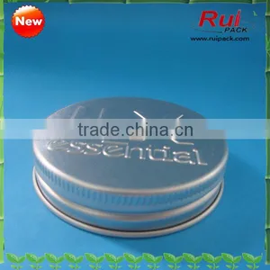 D81.5*13MM Aluminum Cap/ Nature Color Dried Tea Metal Screw Cap/ Aluminum Cap for PET Bottle thumbnail-1