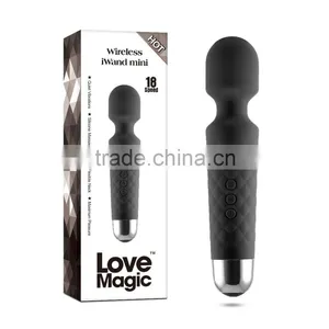 Good Silicone Material Waterproof Rechargeable Sex Toys for Women Wand Massager Vibrators thumbnail-6