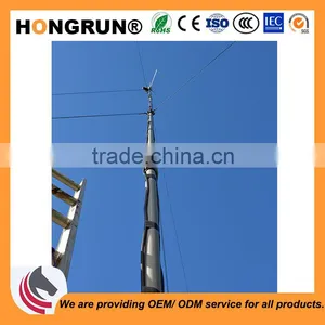 16m Q345 Bitumen Electrical Power Pole for Overhead Line Project thumbnail-1