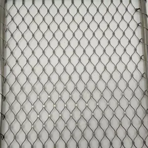 High Strength Stainless Steel Rope Mesh Zoo Animal Enclosure Fencing Mesh Wholesale thumbnail-2