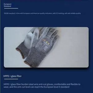 Yingkeer Enkerr pu Coated Level 5 Cut-resistant Gloves, pu Coated Touchscreen-compatible, Level 5 Protective Gloves thumbnail-3