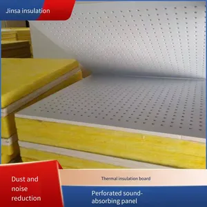 Ceiling Panels, Perforated Calcium Silicate Composite Panels, Heat-insulating and Corrosion-resistant, Production and Sales, Jinsa thumbnail-3
