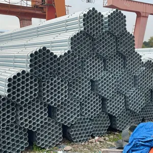 ASTM A53 BS 1387 Hot Dipped Galvanized ERW Round Steel Pipe thumbnail-4