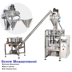 MO-QDMECH Powder Filling Packaging Machine BZ016 Auger Measurement Screw Conveyor VFFS for Milk Flour Powder 500-5000g thumbnail-4