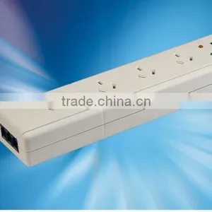 CE ROHS UL Listed Best Price 6 Ground US Outlets 6 Super Charging USB Ports Power Strip / Extension thumbnail-2