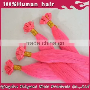 Cheap Price 100% Brazilian Remy Human Flat Tip With Various ColorHair Extensions Wholesale thumbnail-2