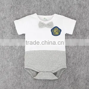Latest Design British Style Baby Boy Romper Toddler Baby Jumpsuit Newborn Baby Clothes thumbnail-3