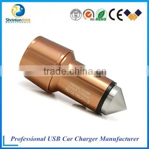 Original Design 2 Usb Car Charger for Mobile Phone and Tablet High Power 5V1A thumbnail-3