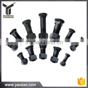Countersunk Plow Black Bolt 12.9 on Bucket Teeth for Excavator thumbnail-1