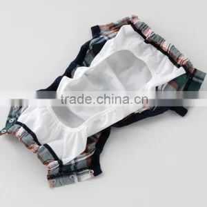Made in Japan Products High Quality Cool Check Pattern Printed Cloth Diaper Baby Nappies Wholesale for Hot Selling Item thumbnail-4