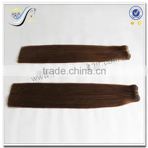 Top Quality Fast Delivery Wholesale Double Drawn Hair Machine Weft Silky Straight 100% Virgin Human Hair Weave thumbnail-6