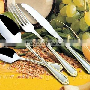 Wedding Favors Stainless Steel Cutlery Golden Plated Flatware Kitchen Cutlery Set thumbnail-1