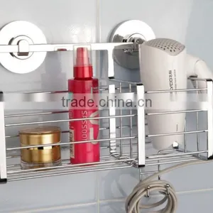 Bathroom Basket Hair Care Center Chrome thumbnail-1