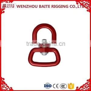 4KN Breaking Force Aluminum Double Swivel Bolt ,Red Swivel Aluminum Ring , Snap Hook Bag Parts & Accessories thumbnail-1