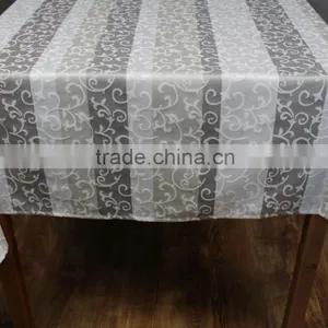 100% Polyester Luxury Fashion Yarn Dyed Jacquard Cheap Table Cloth thumbnail-5