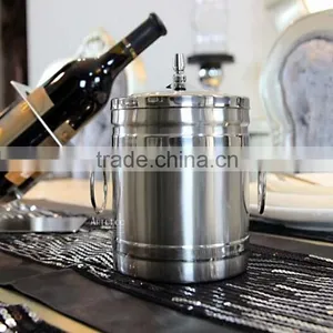 Fixed Handle Round Galvanized Metal Ice Cooler Beer Bucket thumbnail-3