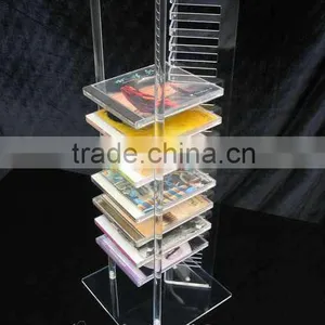 Upright Acrylic Display Rack ,upright Design Acrylic Display Racks for CD thumbnail-1