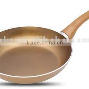 Aluminum Pressed/ Forged Copper Nonstick Coating Outer Painting Fry Pan Pizza Pan Egg Pan Round Crepe Pan thumbnail-6