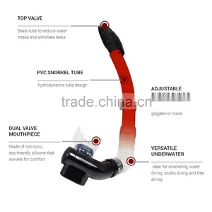 Water Sports Easy Breathe Snorkel Wholesale Snorkel Set thumbnail-4