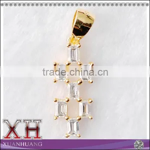 Chian Jewelry Wholesale 925 Sterling Silver Crystal Cross Pendant thumbnail-1