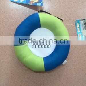 Blue Round Shaped Dog Toy Plush Dog Chew Toy Water Floating Toy thumbnail-2
