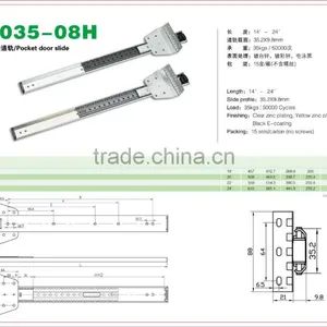Concealed Flipper Over the Top Pocket Door Slide 1035-08H thumbnail-2