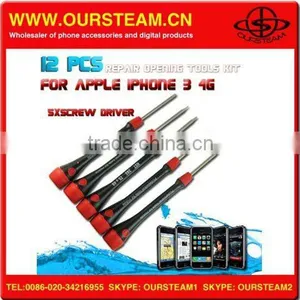 12 PCS Repairing Opening Tools Kit For Iphone 4g 4s thumbnail-1