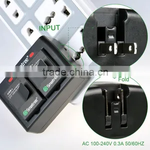 Professional Camera Charger for Gopro Hero 3/3+ Smatree Dual Channel Charger Replacement thumbnail-1