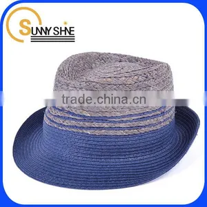 Sunny Shine Cheap Foldable Straw Boater Hats thumbnail-1