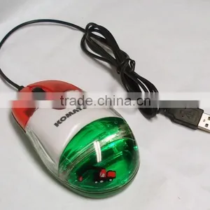Liquid Filled Wired Gift Mouse With Customized Floater thumbnail-2