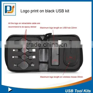2015 Hot Selling Cheap Price Portable Mobile Charging USB Tool Kits Travel Set thumbnail-4