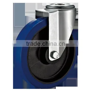 European Industrial Casters With Soft Rubber Wheel thumbnail-6