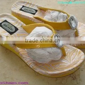 RW10009 Yellow High Heel Lady Slipper thumbnail-1